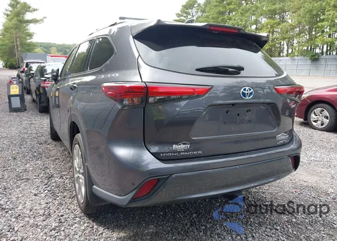 2020 Toyota Highlander Hybrid Limited z USA, uszkodzony, nr VIN 5TDXBRCHXLS012219
